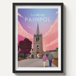 la vieille tour couchée de soleil (paimpol)